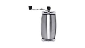 Moedor De Café Manual Inox Com Recipiente Cor De Madeira