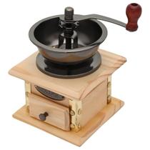 Moedor de Café Manual Ivory Retrô Metal e Madeira Mimo Style