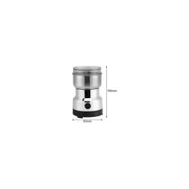 Moedor de café NM-8300 cinza com aço preto 150W 50g Moedor de café NM-8300 cinza com aço preto 150W 50g