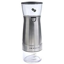 Moedor de café portátil elétrico, moedor de rebarba portátil com configurações de moagem de grosseria ajustável Moedores de café elétricos