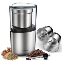 Moedor de café SHARDOR Electric Herb/Wet Grinder Silver