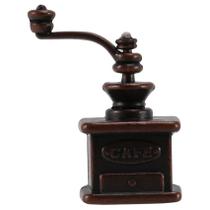 Moedor de café vintage para cozinha em miniatura, escala 1/12 Moedor de café vintage para cozinha em miniatura, escala 1/12