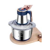 Moedor De Carne Automático De Aço Inoxidável De Grande Capacidade 5L Processador De Alimentos