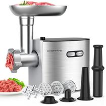 Moedor de carne CHEFFANO 2600W em aço inoxidável elétrico 120V