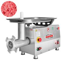Moedor De Carne Elétrico Boca 22 Alongada Picador BM20 Inox Bermar Moedor De Carne Elétrico Boca 22 Alongada Picador BM20 Inox Bermar
