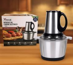 Moedor De Carne Elétrico de aço inoxidável Viccoli 3,8L
