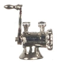 Moedor de carne em miniatura Miniatures World Scale 1:12 Silver Metal