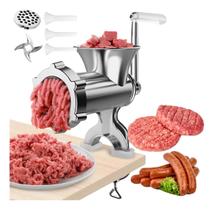 Moedor De Carne Frango Funil Encher Linguiça Artesanal Moedor Manual