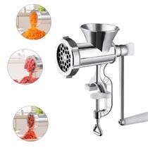 Moedor de carne manual completo, mimoso semi profissional, hambúrguer, embutidos, alimentos