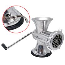 Moedor de Carne Maquina Manual Com Ventosa N10 Carne Moída Hambúrguer Almondegas Mundial