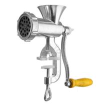 Moedor De Carnes Máquina Manual 5 Mm Aço sem Funil p/ Embutidos Linguiça.