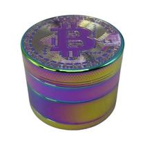 Moedor De Ervas Bitcoin Gold De 50mm, 4 Camadas, Moedor De Metal Para Especiarias, Acessórios Para