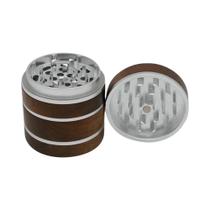 Moedor De Ervas De Alumínio De 63mm Com 4 Camadas Para Tabaco, Acessórios Para Cigarros