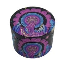 Moedor De Ervas Metálico De 50mm 4 Camadas Triturador De Especiarias Moedor De Tabaco Ferramentas De