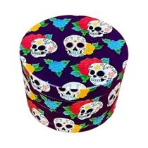 Moedor De Ervas Rose Skull De 2 Polegadas, Moedor De Metal Para Especiarias, Tabaco, Grama E