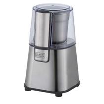 Moedor de Grãos Black Decker Inox Gourmand Gris MG200 127V Moedor de Grãos Black Decker Inox Gourmand Gris MG200 127V
