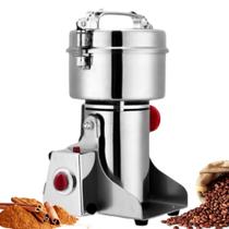 Moedor De Grãos Café Temperos Ervas 500g Elétrico Aço Inox