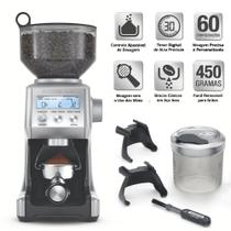 Moedor de Grãos de Café 60 Níveis - Tramontina by Breville Express Aço Inox - Moagem Moinho Elétrico Moedor de Grãos de Café 60 Níveis - Tramontina by Breville Express Aço Inox - Moagem Moinho Elétrico