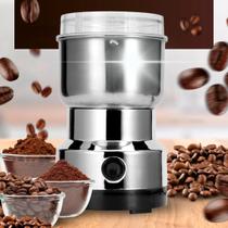 Moedor de Grãos Elétrico Aço Inoxidável Ideal para Moer Café e Sementes 110v Moedor de Grãos Elétrico Aço Inoxidável Ideal para Moer Café e Sementes 110v