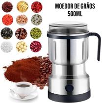 Moedor De Grãos Temperos Café Elétrico 500ML Moedor De Grãos Temperos Café Elétrico 500ML