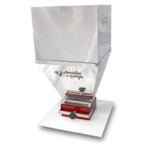 Moedor de Malte 2 Rolos e Funil c/ Extensor em inox (ALBCF-i) Moedor de Malte 2 Rolos e Funil c/ Extensor em inox (ALBCF-i)