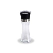 Moedor de Pimenta 200ml Sal Grosso Temperos em Vidro Com Tampa Preto Especiarias Condimentos