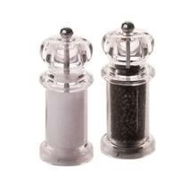 Moedor De Pimenta E Sal Acrilico Lamina Inox 11cm
