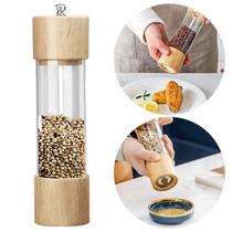 Moedor De Pimenta E Sal Madeira Manual Temperos