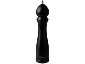Moedor De Pimenta E Sal Tramontina Churrasco Black Em Cerâmica Com Recipiente De Madeira 10 Moedor De Pimenta E Sal Tramontina Churrasco Black Em Cerâmica Com Recipiente De Madeira 10