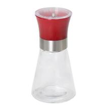 Moedor De Pimenta Manual Em Vidro C/ Tampa Plástica E Inox