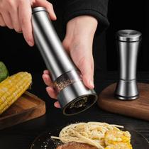 Moedor de Pimenta Sal De Aço Inoxidável Ajustável De Vidro ABS Para Cozinha Moedor de Pimenta Sal De Aço Inoxidável Ajustável De Vidro ABS Para Cozinha