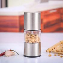 Moedor de Pimenta Sal Gourmet Triturador Manual Aço Inox