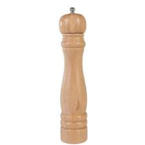 Moedor De Pimenta Sal Manual Cerâmico Madeira 20cm