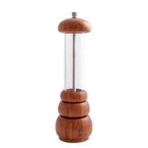 Moedor de sal acrilico grande madeira 24cm - Pepper Mill