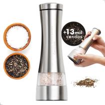 Moedor De Sal E Pimenta Aço Inox Gourmet - Ótima Qualidade