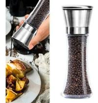 Moedor De Sal E Pimenta De Cozinha Moinho Aço Inox 180 Ml Rocie Wincy Moedor De Sal E Pimenta De Cozinha Moinho Aço Inox 180 Ml Rocie Wincy