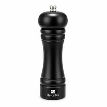 Moedor De Sal e Pimenta Preto Soft Touch 20cm Hercules