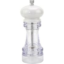 Moedor De Sal Grosso Pimenta Grãos Temperos 15,5cm Cozinha Branco Moedor De Sal Grosso Pimenta Grãos Temperos 15,5cm Cozinha Branco