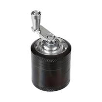 Moedor De Tabaco Manual De 1.6 Polegadas (40mm) Com Manivela, Triturador De Especiarias Para Moedor De Tabaco Manual De 1.6 Polegadas (40mm) Com Manivela, Triturador De Especiarias Para
