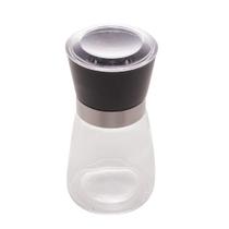 Moedor de Tempero de Vidro com Tampa Preta 170ml Lyor