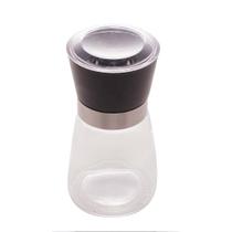 Moedor de Tempero Vidro com Tampa Preta 170ml - LYOR Moedor de Tempero Vidro com Tampa Preta 170ml - LYOR