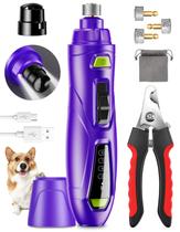 Moedor de unhas para cães CADOLS Super Quiet 3 rebolos de 3 velocidades