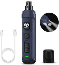 Moedor de unhas para cães Casfuy com 2 luzes LED azul de 2 velocidades Moedor de unhas para cães Casfuy com 2 luzes LED azul de 2 velocidades