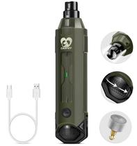 Moedor de unhas para cães Casfuy recarregável elétrico recarregável de 6 velocidades Army Green Moedor de unhas para cães Casfuy recarregável elétrico recarregável de 6 velocidades Army Green