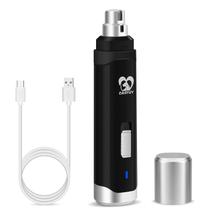 Moedor de unhas para cães Casfuy Upgraded Professional Electric Black Moedor de unhas para cães Casfuy Upgraded Professional Electric Black