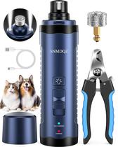 Moedor de unhas para cães SNMDQZ recarregável com 2 luzes LED Moedor de unhas para cães SNMDQZ recarregável com 2 luzes LED