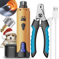 Moedor de unhas para cães YABIFE recarregável para cães pequenos e grandes