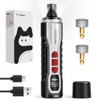 Moedor de Unhas Silencioso FuzzyFix para Cães Grandes - com Luz LED