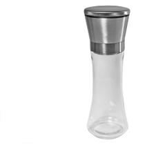 Moedor de Vidro 200ml com Tampa de Inox 19x6,5cm Moedor de Vidro 200ml com Tampa de Inox 19x6,5cm
