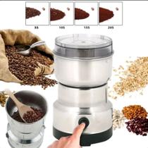 Moedor e Triturador de Grãos Elétrico Café Sementes Cereais 200W